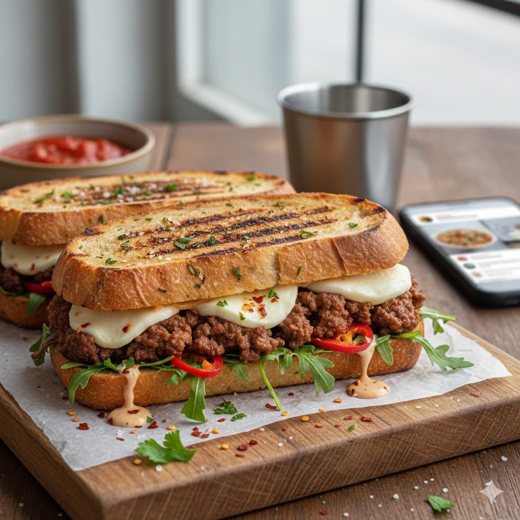 Panini Viande Hachée